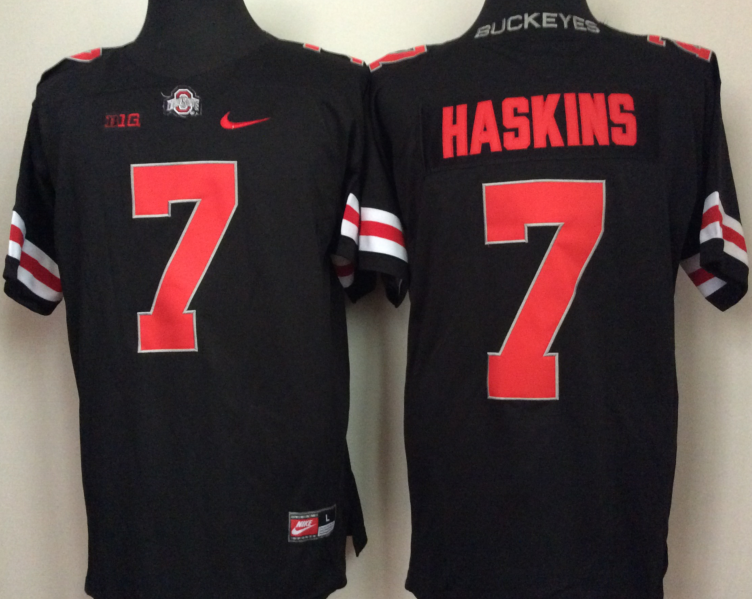 NCAA Men Ohio State Buckeyes Black 7 haskins